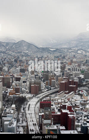 Stadt Sapporo in Japan Stockfoto