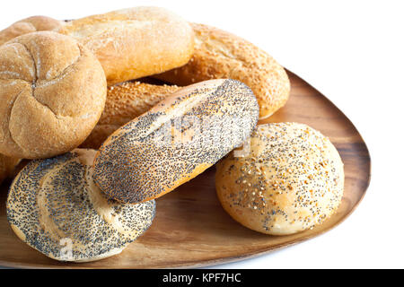 Nahaufnahme Laib Brot Stockfoto