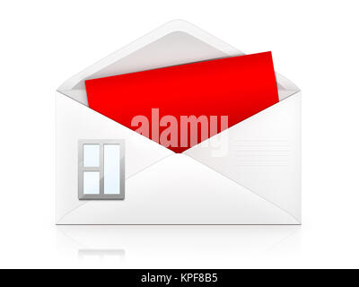 In Form von Haus mit Papier umhüllen. 2D-Grafiken. Computer Design. Stockfoto