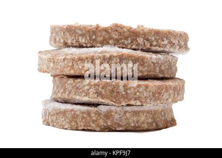 Gefrorene Fleischpflanzerl Stockfoto