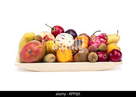 Früchte in einer Schale Stockfoto