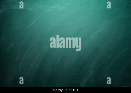 Grüner Hintergrund. Grüne Brett. Schiefertafel. Stockfoto