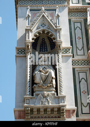 Florenz - Reachness Details an der Fassade Dom Stockfoto