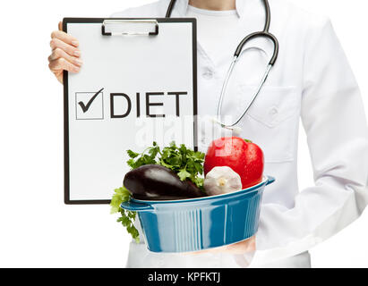 Doktor, der Ernährung Stockfoto