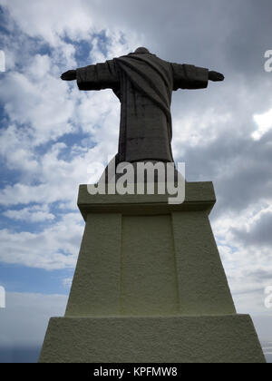 Jesus-Statue Christo Rei an der Ponta do Garajau, Madeira, Portugal Stockfoto