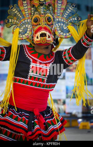 Sri Lankan Tänzer, Darling Harbour, Sydney, New South Wales, Australien Stockfoto