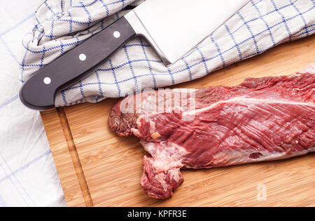 Hängende Ausschreibung, Hanger Steak, onglet Stockfoto