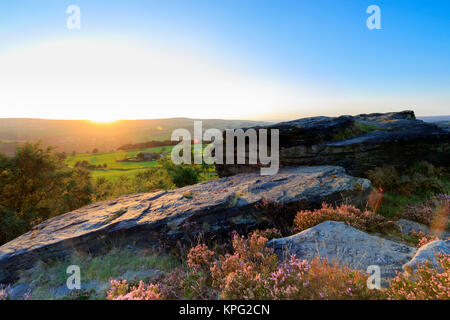 Norland, Halifax, West Yorkshire, UK 10. September 2015. UK Wetter Stockfoto