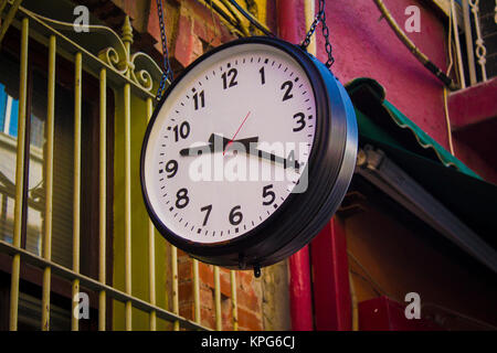 Street clock in Baden Stockfoto