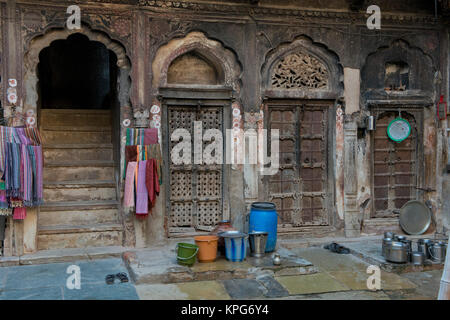 In Mandawa Haveli Stockfoto