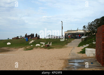 Motorräder in Kidds Beach, Sunshine Coast, Eastern Cape Stockfoto