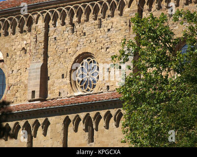 Arezzo - die gotische Kathedrale von St. Donatus Stockfoto