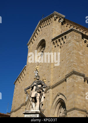 Arezzo - die gotische Kathedrale von St. Donatus Stockfoto