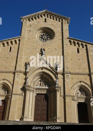 Arezzo - die gotische Kathedrale von St. Donatus Stockfoto