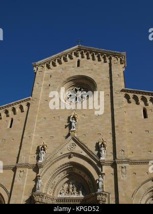 Arezzo - die gotische Kathedrale von St. Donatus Stockfoto