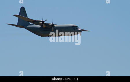 SAAF, Lockheed C-130 Hercules auf Afrika 2012 Aerospace und Defence Airshow, Waterkloof Airbase, Pretoria. Stockfoto