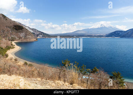 See Motosu und Mt. Fuji in Japan Stockfoto