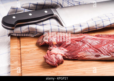 Hängende Ausschreibung, Hanger Steak, onglet Stockfoto