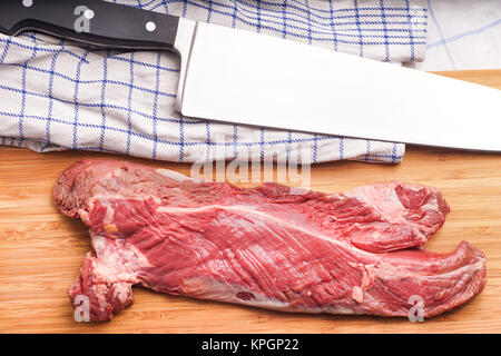 Hängende Ausschreibung, Hanger Steak, onglet Stockfoto