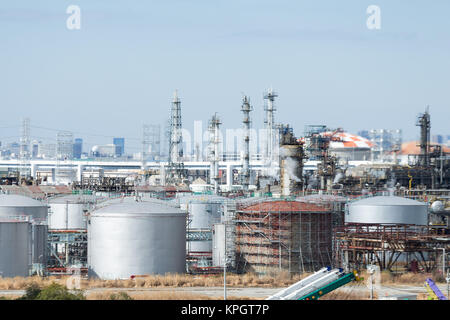 Industrie Fabrik in Japan Stockfoto