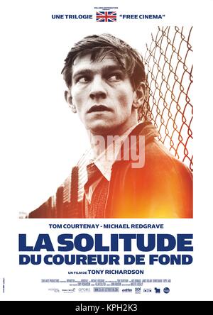 The Loneliness of the Long Distance Runner Year : 1962 GB Regie : Tony Richardson Tom Courtenay Französisches Plakat Stockfoto