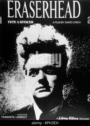 Eraserhead Jahr : 1977 USA Regie : David Lynch Jack Nance Französisches Plakat Stockfoto