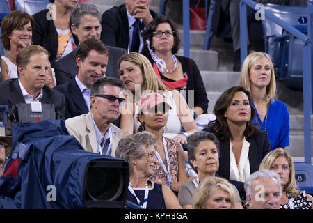 FLUSHING NY-SEPTEMBER 04: Jenna Bush Hager, Tag elf der 2014 US Open am USTA Billie Jean King National Tennis Center am 4. September 2014 in der Nähe der Queens Borough von New York City People: Jenna Bush Hager Stockfoto