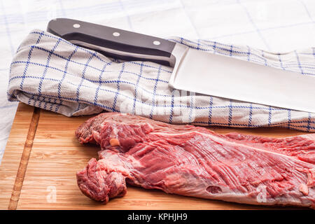 Hängende Ausschreibung, Hanger Steak, onglet Stockfoto