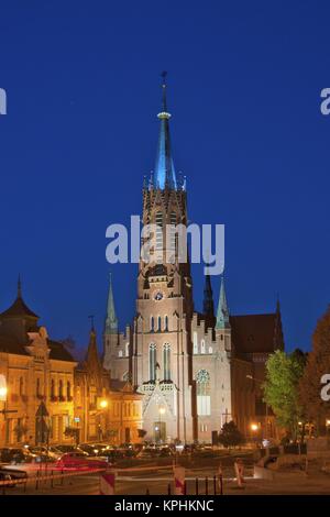 Die Kirche St. Katharina in Grybow, Woiwodschaft Kleinpolen. Stockfoto