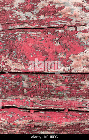 Farbe-Peel Holzstruktur Stockfoto