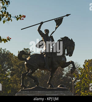 Sevilla, Sevilla Provinz, Andalusien, Südspanien. 1927 Statue von Anna Hyatt Huntington von Rodrigo Díaz de Vivar, ca. 1043 - 1099, bekannt als El Stockfoto