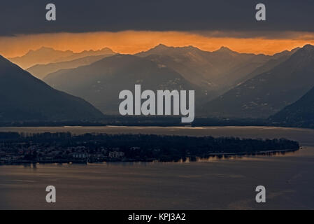 Maggia Delta Stockfoto