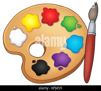 Farbpalette Thema Bild 1 Stockfoto