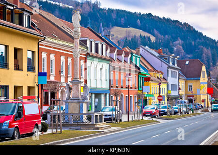 Schlechte Sankt Leonhard bunte Straßenbild Stockfoto