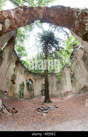 Ruinen der barocken Kapelle der Heiligen Maria Magdalena Stockfoto