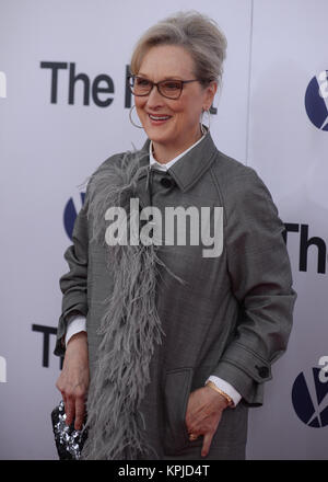 Meryl Streep kommt an "Die Post" Washington, DC Premiere auf der Newseum am 14. Dezember 2017 in Washington, DC. Credit: Erik Pendzich/Alamy leben Nachrichten Stockfoto