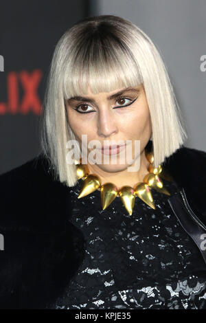 London, Großbritannien. 15. Dezember, 2017. Noomi Rapace, hell - Europäische Premiere, BFI Southbank, London, UK. 15 Dez, 2017. Foto von Richard Goldschmidt Credit: Rich Gold/Alamy leben Nachrichten Stockfoto