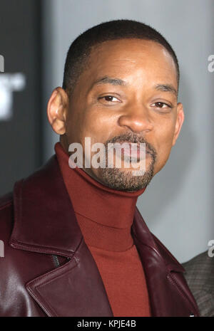 London, Großbritannien. 15. Dezember, 2017. Will Smith, hell - Europäische Premiere, BFI Southbank, London, UK. 15 Dez, 2017. Foto von Richard Goldschmidt Credit: Rich Gold/Alamy leben Nachrichten Stockfoto