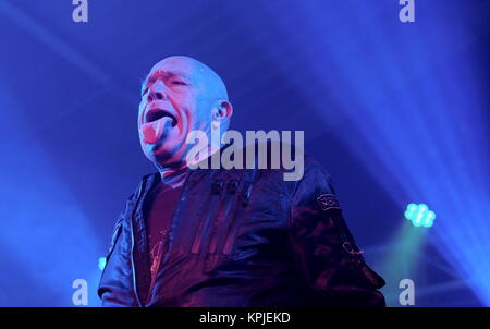 Southampton, Hampshire, Großbritannien. 15. Dezember, 2017. Motor - Buster Bloodvessel mit British Ska band schlechte Manieren durchführen an den Motor, 15. Dezember 2017 in Southampton, UK Credit: Dawn Fletcher-Park/Alamy leben Nachrichten Stockfoto