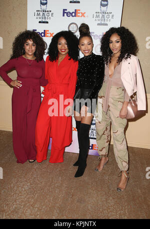 BEVERLY HILLS, Ca - Dezember 16: die Gäste, am 49. NAACP Image Awards Nominierten" Mittagessen im Beverly Hilton Hotel in Beverly Hills, Kalifornien am 16. Dezember 2017. Credit: Faye Sadou/MediaPunch Stockfoto