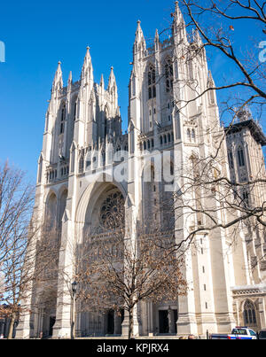 Washington National Cathedral. Es ist eine bischöfliche Kirche in Washington, D.C entfernt Stockfoto