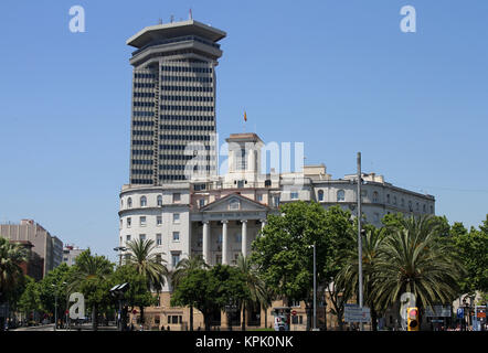 Sektor Naval de Catalunya, staatlichen Parlamentarischen Gebäude, Katalonien, Barcelona, Spanien. Stockfoto