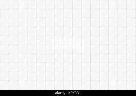 Fliesen Textur nahtlose Hintergrund. Weiße Fliesen Abbildung. Vektor Stock Vektor