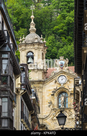 Iglesia de Santa Maria, 18. Jahrhundert, San Sebastian, Donostia, Spanien Stockfoto