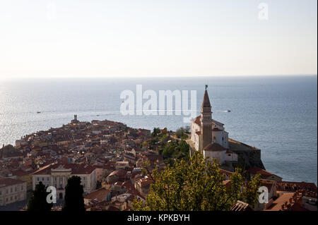 Stadt Piran, Slowenien Stockfoto