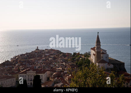 Stadt Piran, Slowenien Stockfoto