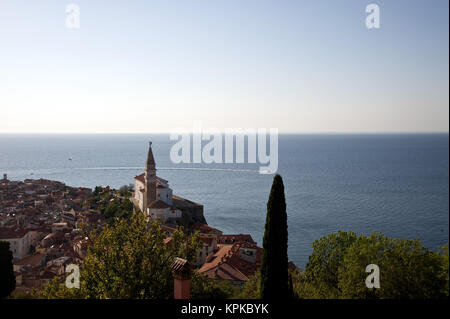 Stadt Piran, Slowenien Stockfoto