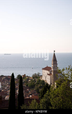 Stadt Piran, Slowenien Stockfoto