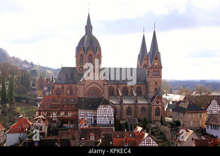 Die Kuppel der Bergstraße in Heppenheim Stockfoto