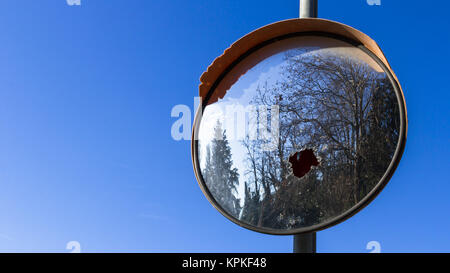 Verkehrsspiegel Stockfoto